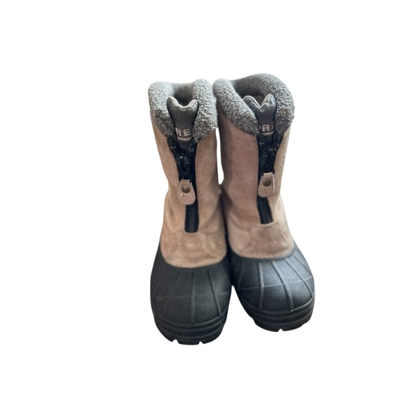 Sorel Ellesmere II Womens Snow Winter Boots Tan Black Size 8 Zipper Warm - Picture 14 of 15